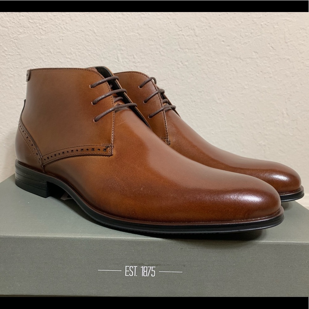 Stacy Adams Strickland Boots! Leather Upper!